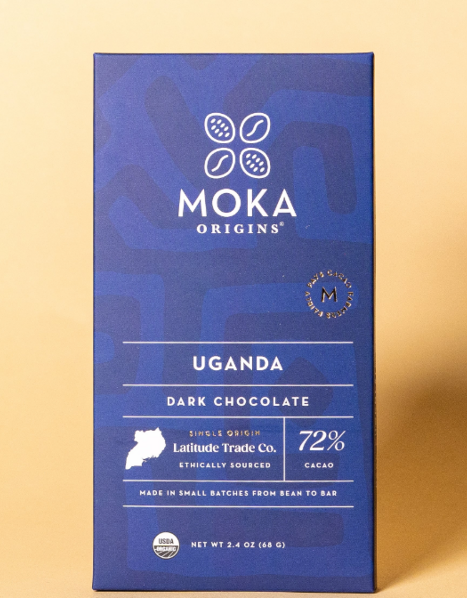 Moka Origins Uganda Chocolate Bar 72%