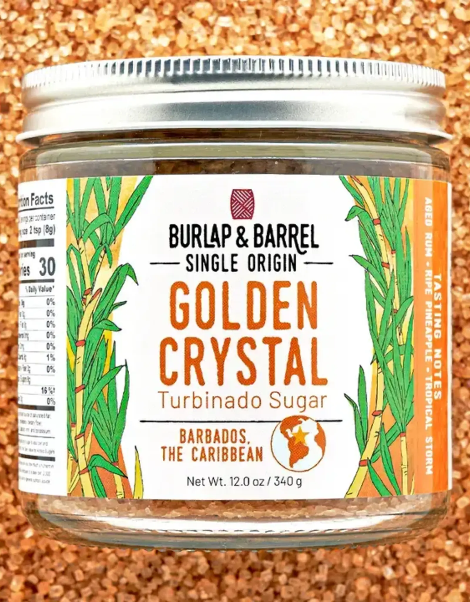 Burlap & Barrel Golden Crystal Turbinado Single Origin Sugar