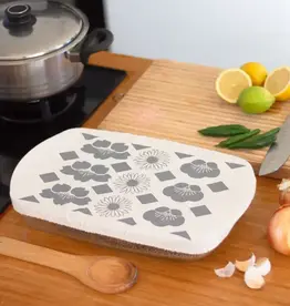 Halo Dish Covers Halo Dish and Casserole Cover Edible Flowers Print  - Rectangle