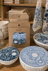 Halo Dish Covers Halo Dish and Casserole Cover Paradise Blues Print  - Rectangle