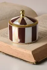 Ten Thousand Villages Sarkas Mother of Pearl Circus Tent Box - Maroon