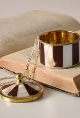Ten Thousand Villages Sarkas Mother of Pearl Circus Tent Box - Maroon