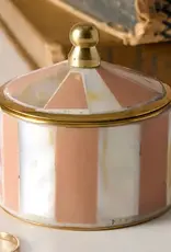 Ten Thousand Villages Sarkas Mother of Pearl Circus Tent Box - Peach