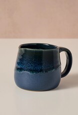 Ten Thousand Villages Jhapa Drip Glaze Cream & Sugar Set/2