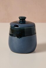 Ten Thousand Villages Jhapa Drip Glaze Cream & Sugar Set/2