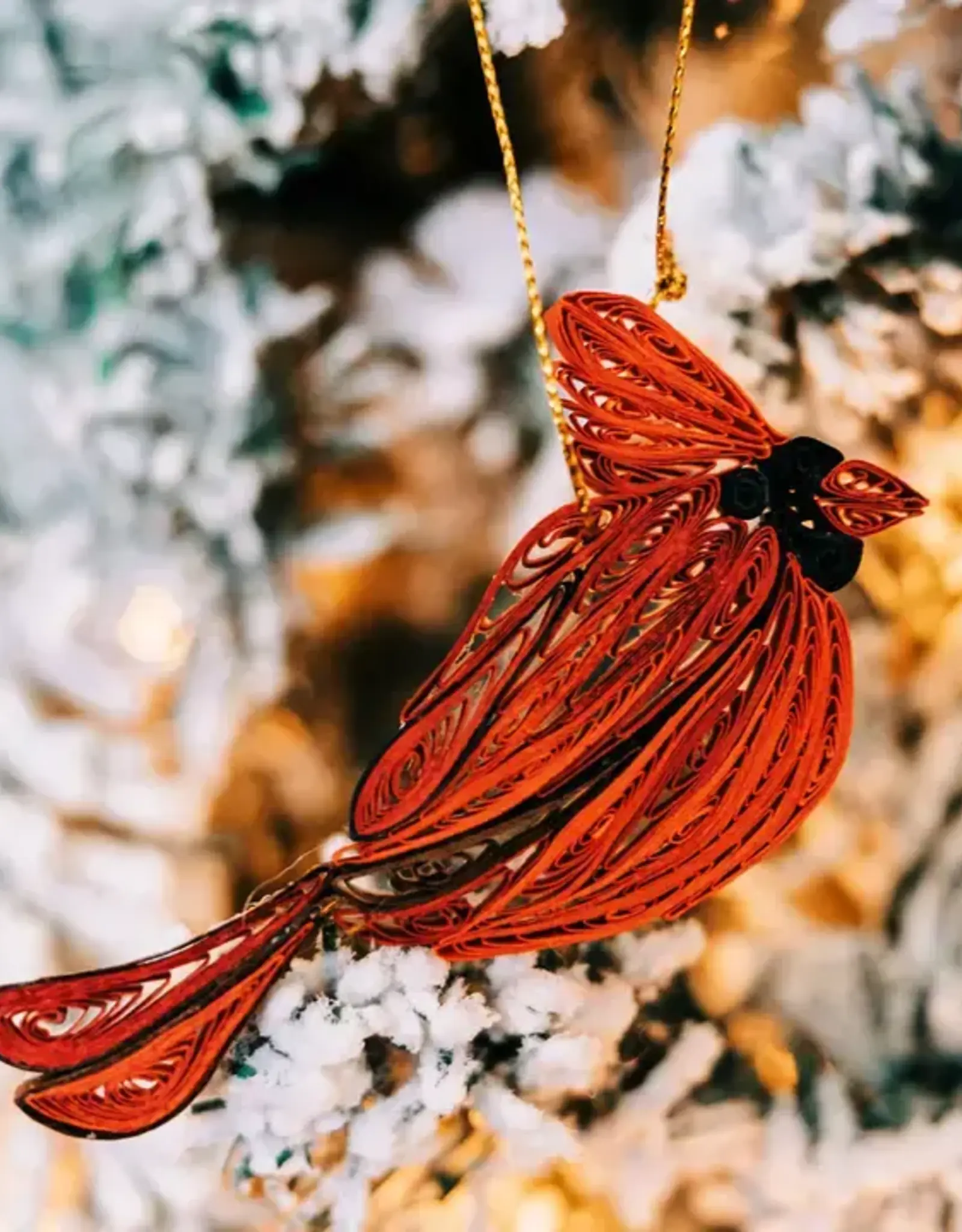 Quilling Card Quill Cardinal Ornament