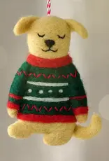 Ten Thousand Villages Tyana Ugly Sweater Dog Ornament