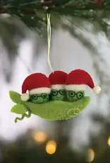 Serrv Peas on Earth Christmas Ornament