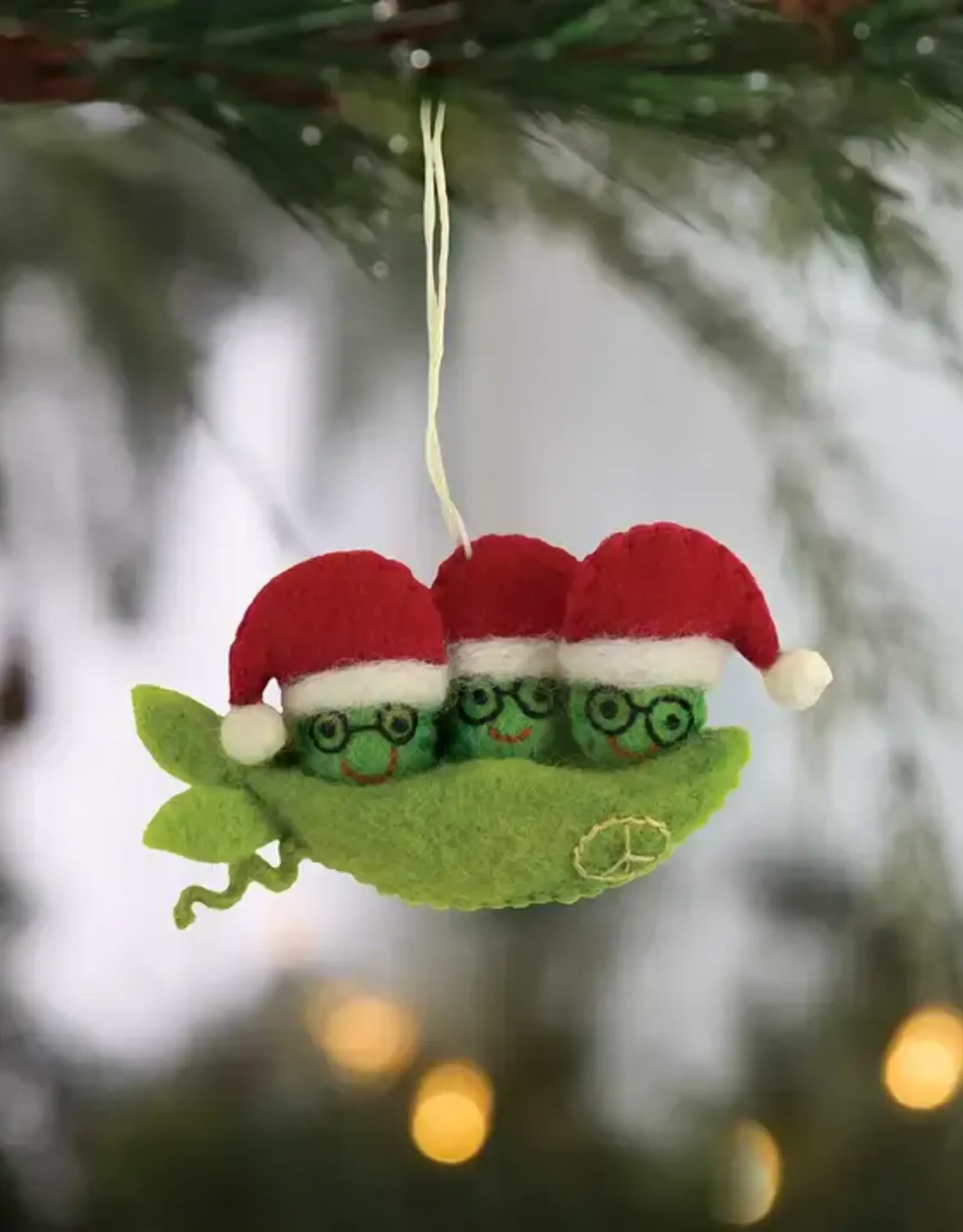 Serrv Peas on Earth Christmas Ornament