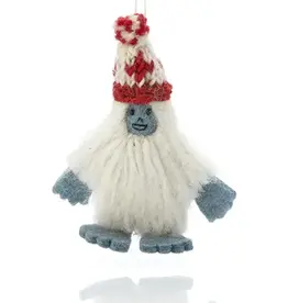 Serrv Abominable Snowman Christmas Ornament
