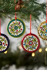 Serrv West Bank Floral Ornament