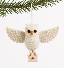 Silk Road Bazaar Magical Snowy Owl Ornament
