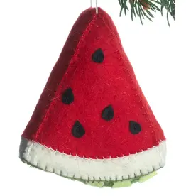 Silk Road Bazaar Watermelon Slice Ornament