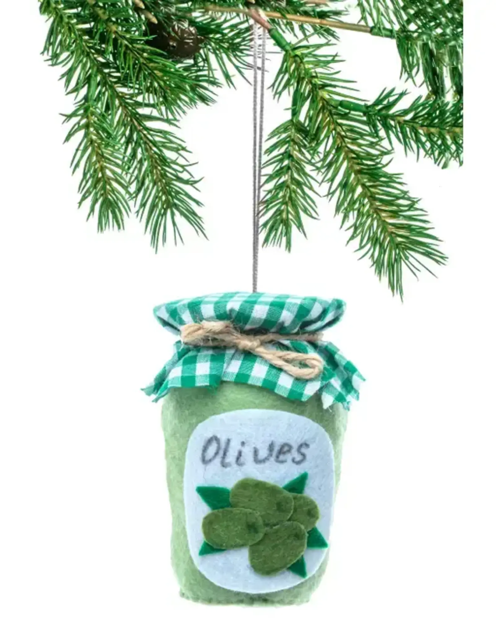 Silk Road Bazaar Jar of Olives Ornament