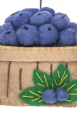 Silk Road Bazaar Blueberry Basket Ornament