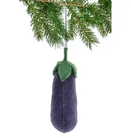 Silk Road Bazaar Eggplant Ornament