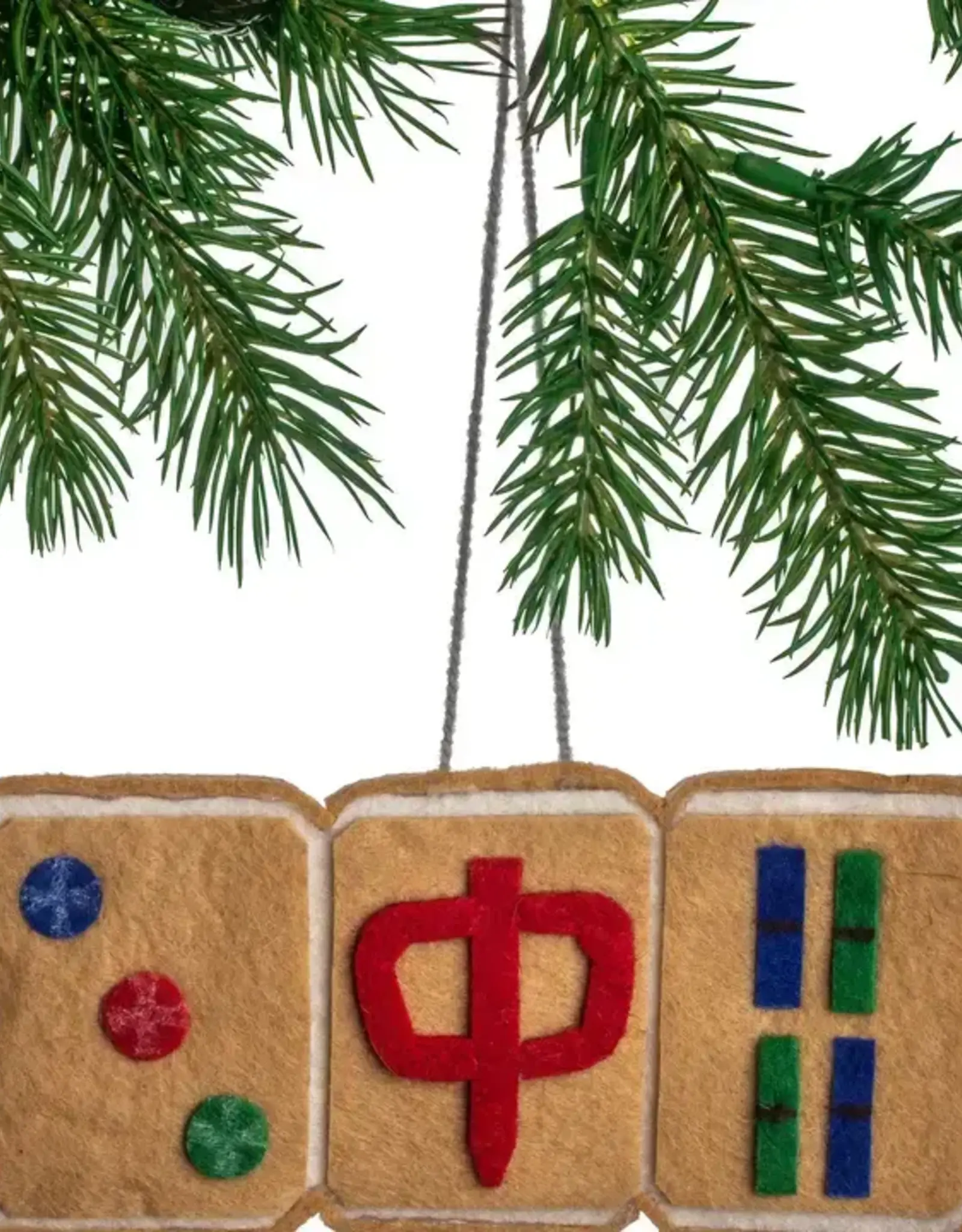 Silk Road Bazaar Mahjong Ornament