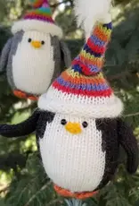 Melange Collection Penguin with Stripe Hat Holiday Ornament - Assorted
