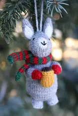 Melange Collection Bunny with Cocoa Holiday Ornament