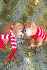 Melange Collection Sleepy Hibernating Bear Ornament - Assorted