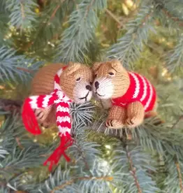 Melange Collection Sleepy Hibernating Bear Ornament - Assorted