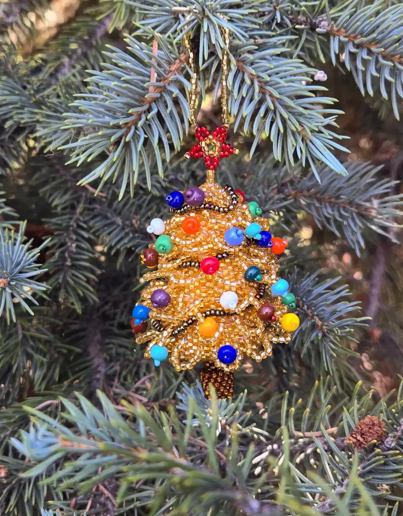 Melange Collection Gold Christmas Tree Ornament