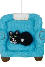 dZi Handmade Cuddle Kitty Ornament