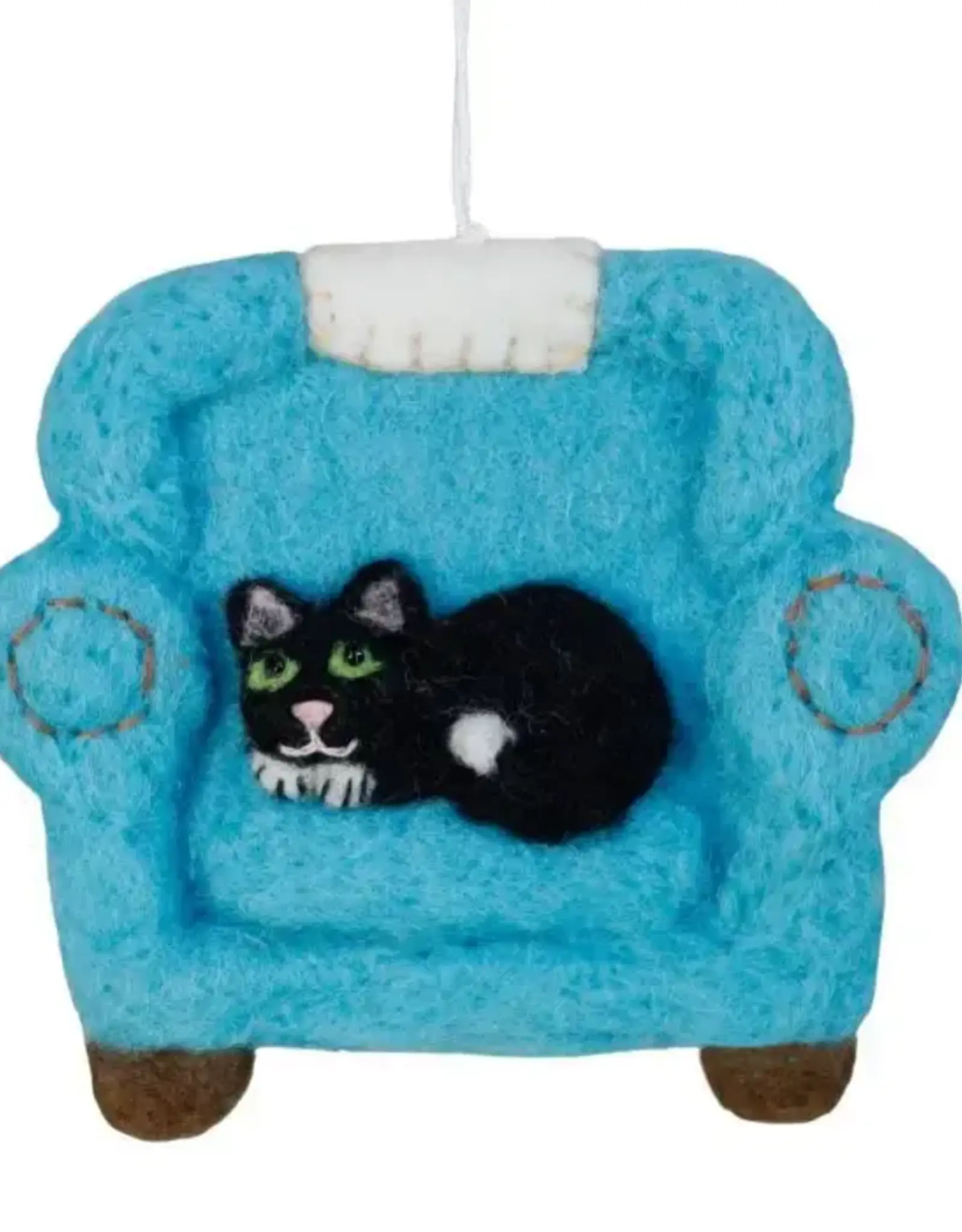 dZi Handmade Cuddle Kitty Ornament