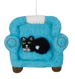 dZi Handmade Cuddle Kitty Ornament