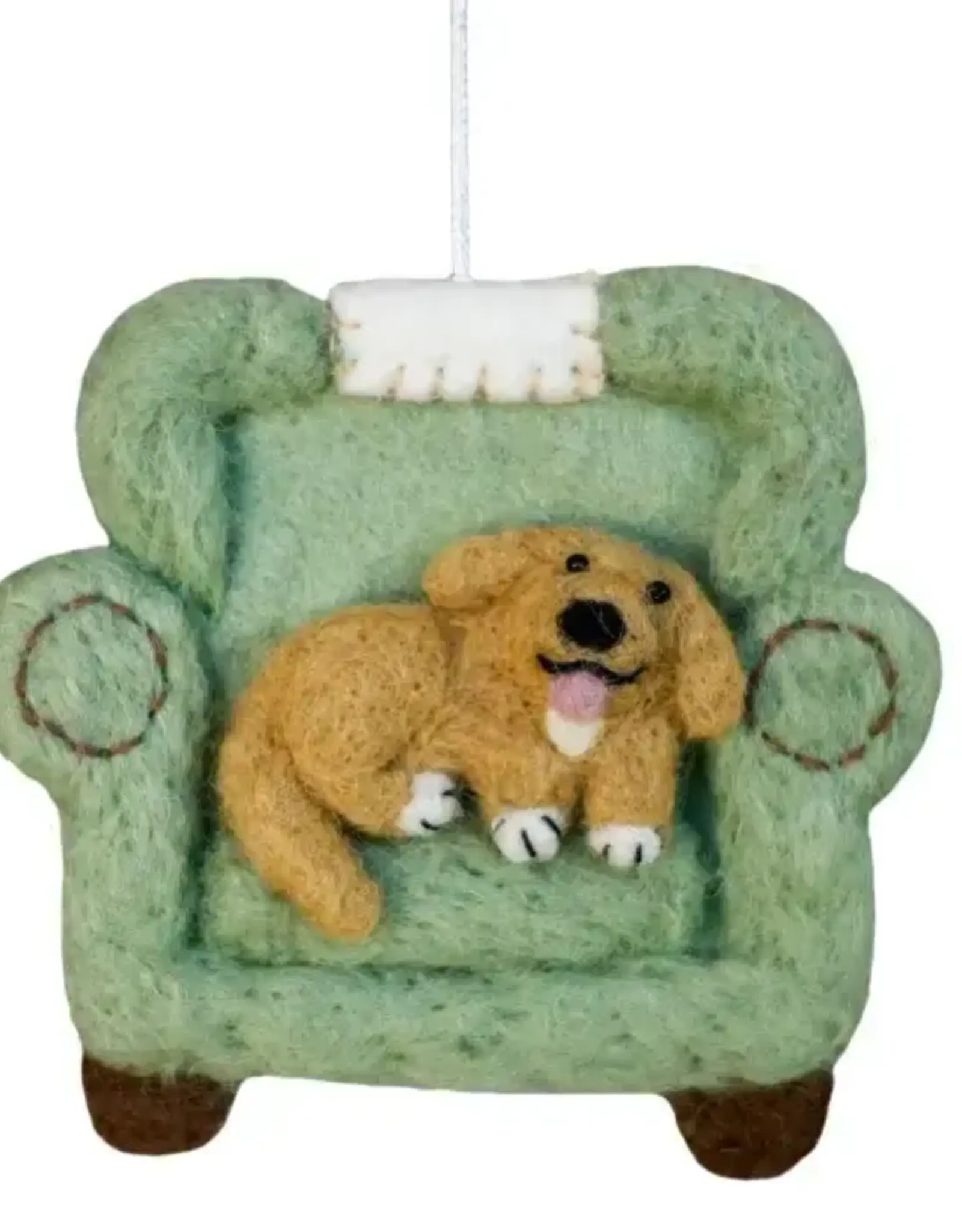 dZi Handmade Snuggle Pup Ornament