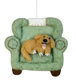 dZi Handmade Snuggle Pup Ornament
