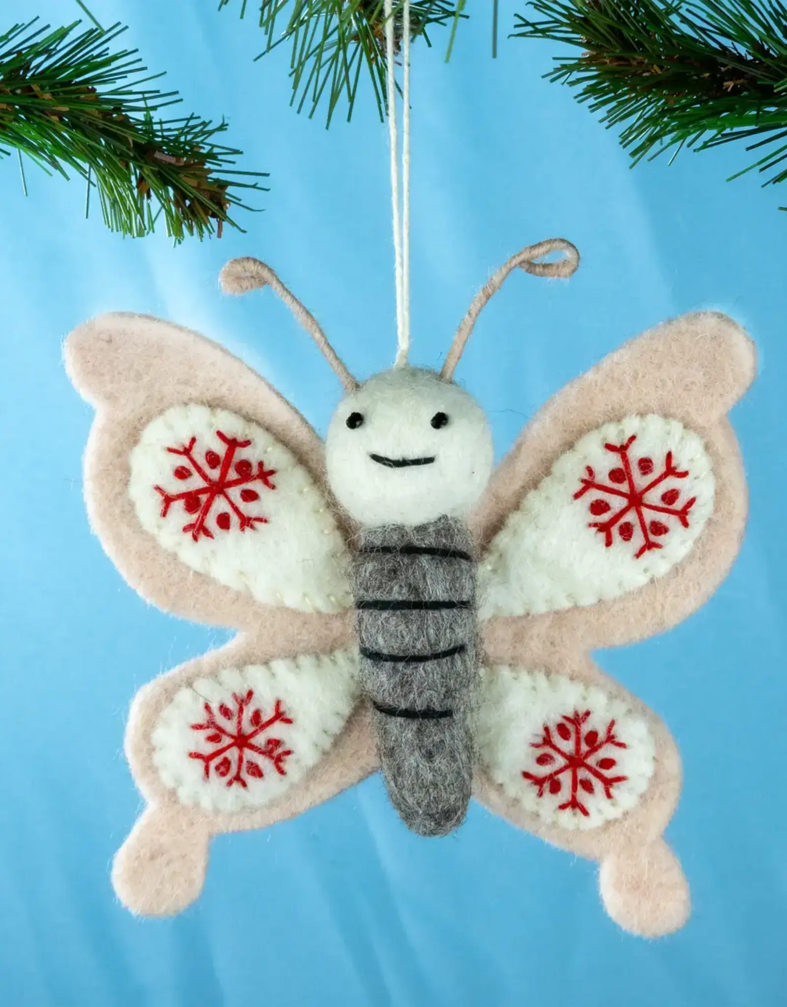 dZi Handmade Snowflake Butterfly Ornament