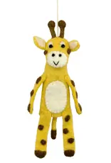 dZi Handmade Wild Woolie Giraffe Ornament