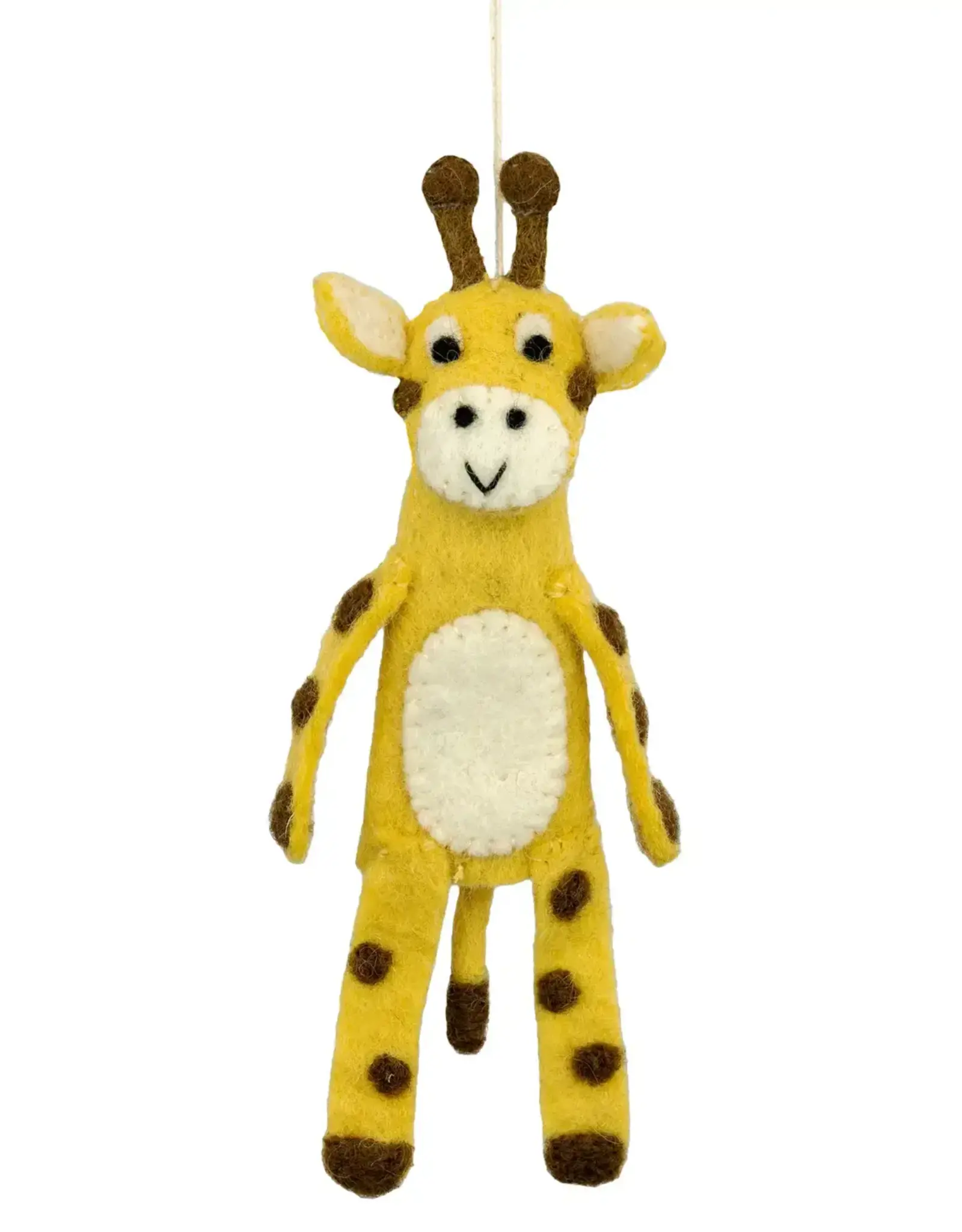 dZi Handmade Wild Woolie Giraffe Ornament