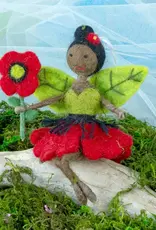 dZi Handmade Poppy Flower Fairy Ornament
