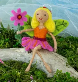 dZi Handmade Cosmos Flower Fairy Ornament