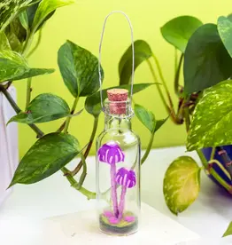 dZi Handmade Pink Ladies Bottle Ornament