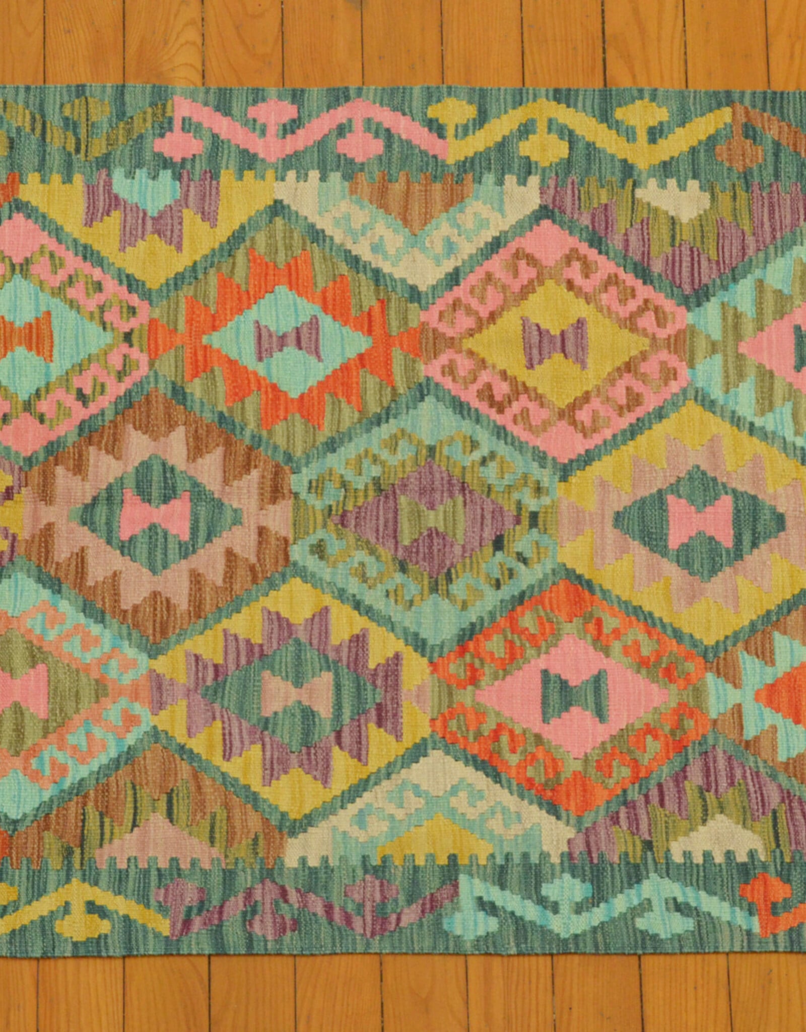 Bunyaad Pakistan 2241105  Kilim Natural Dye  3.6 X 4.10