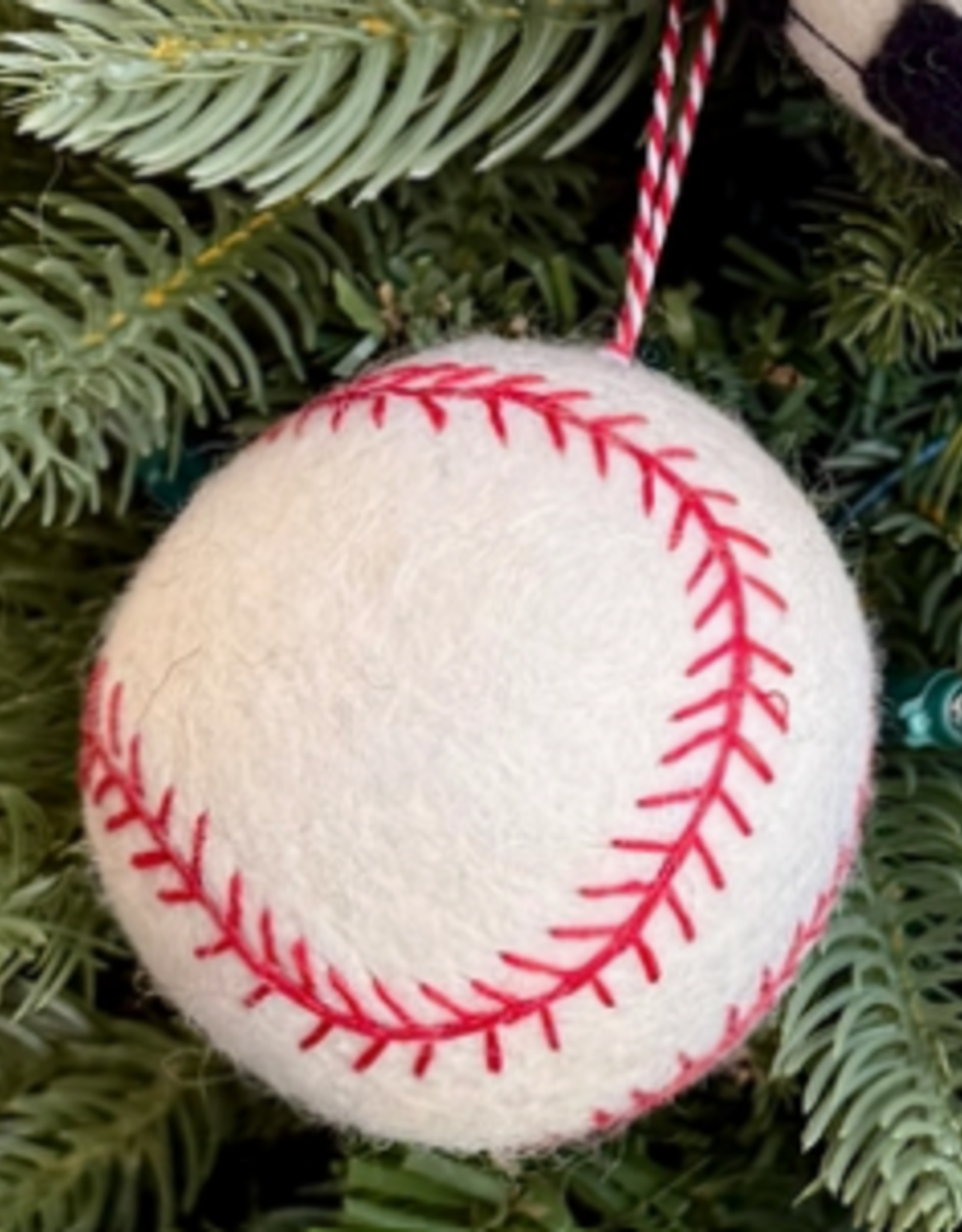 Ornaments 4 Orphans Wool Baseball Ornament