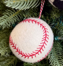 Ornaments 4 Orphans Wool Baseball Ornament