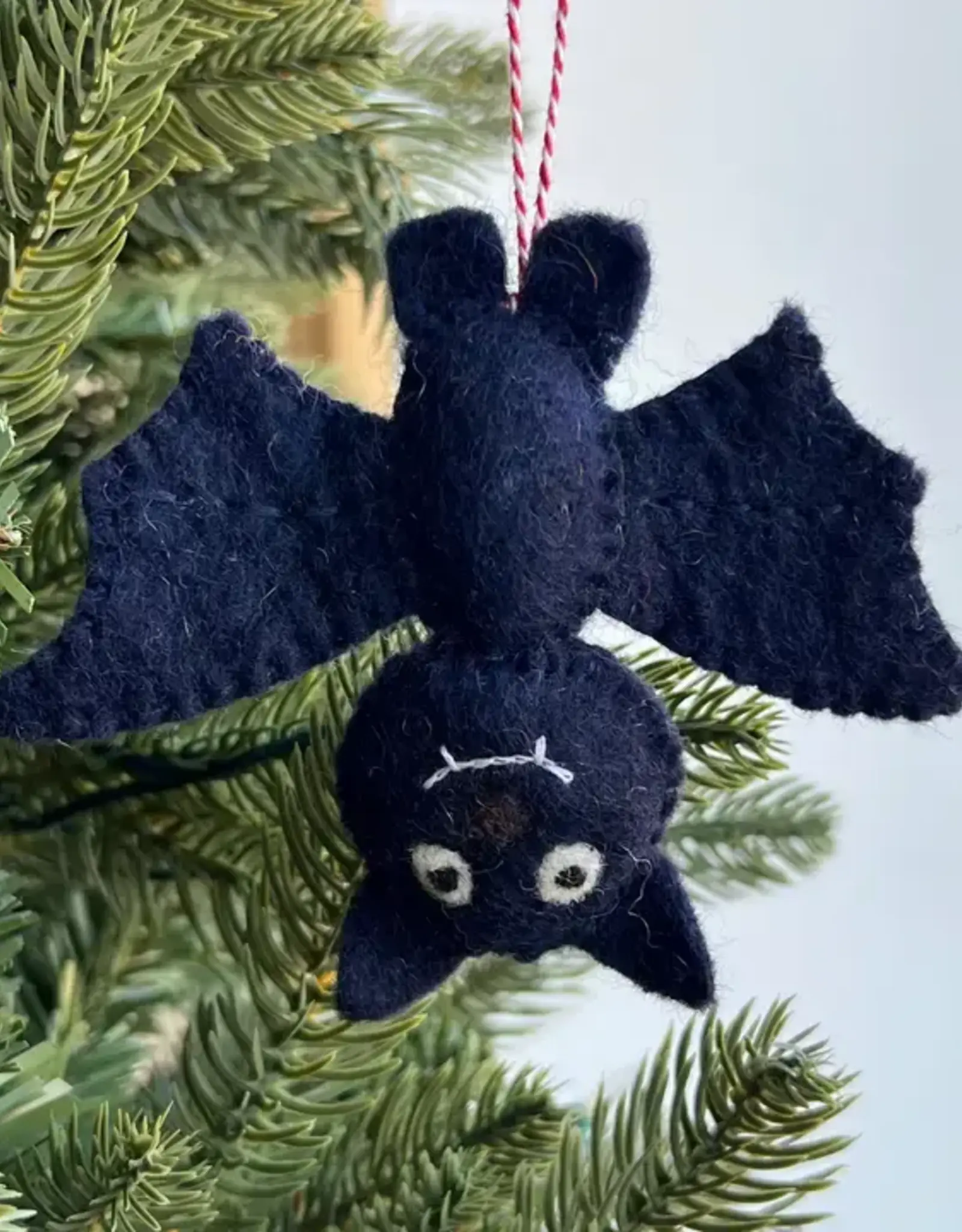 Ornaments 4 Orphans Bat Wool Ornament