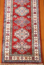 Bunyaad Pakistan 2240885  Red Kazak  2.1 X 5.10