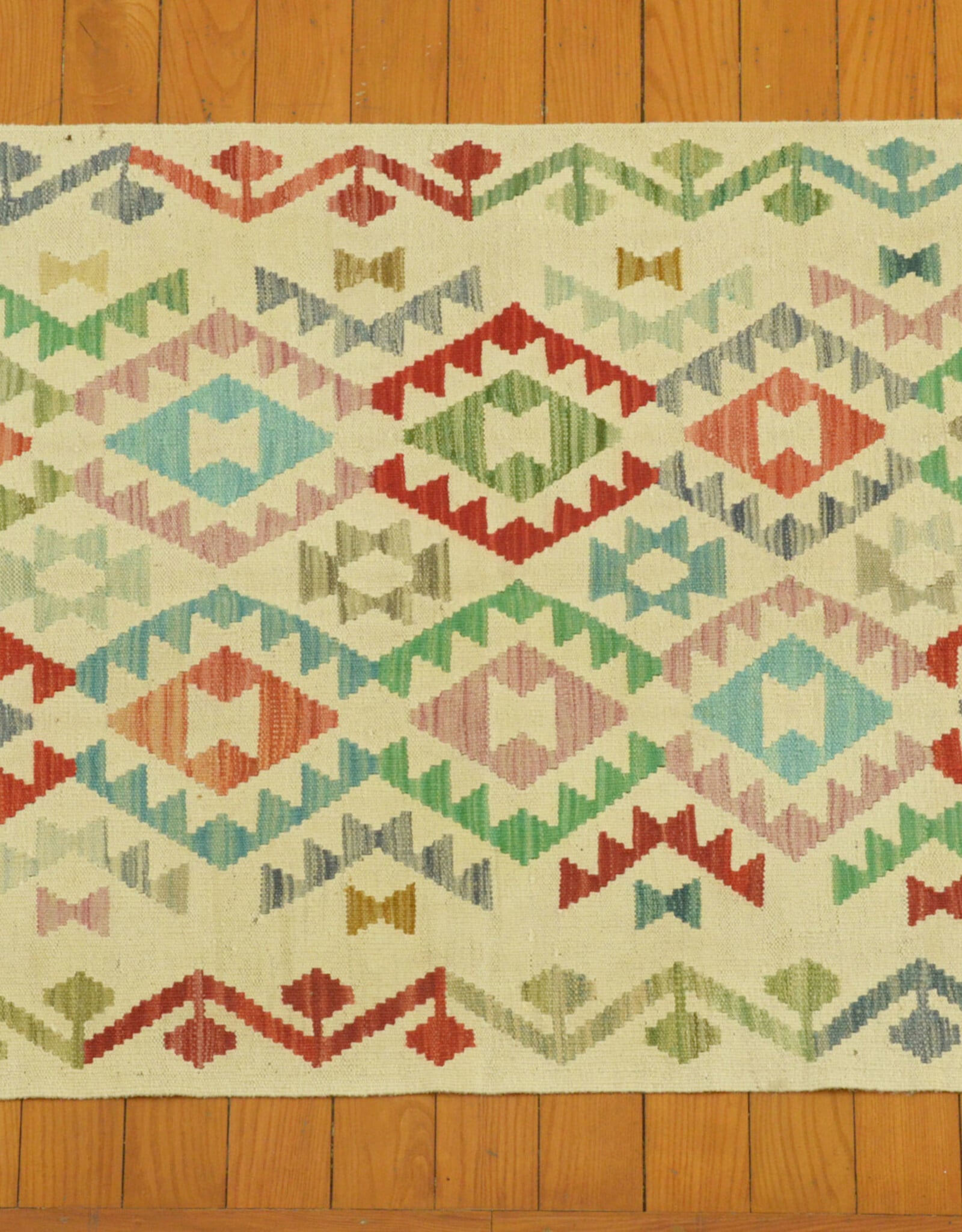 Bunyaad Pakistan 2241107  Kilim Natural Dye  3.3 X 4.10