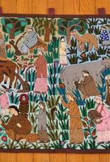 Bunyaad Pakistan 2170431  Chain Stitch Tapestry  2.11 X 4.1