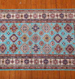 Bunyaad Pakistan 2220341 Blue Kazak  4.0 X 5.10