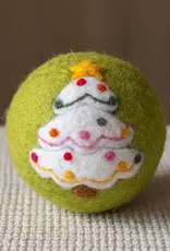 Ethical Global Whimsical Tree Felt Dryer Ball