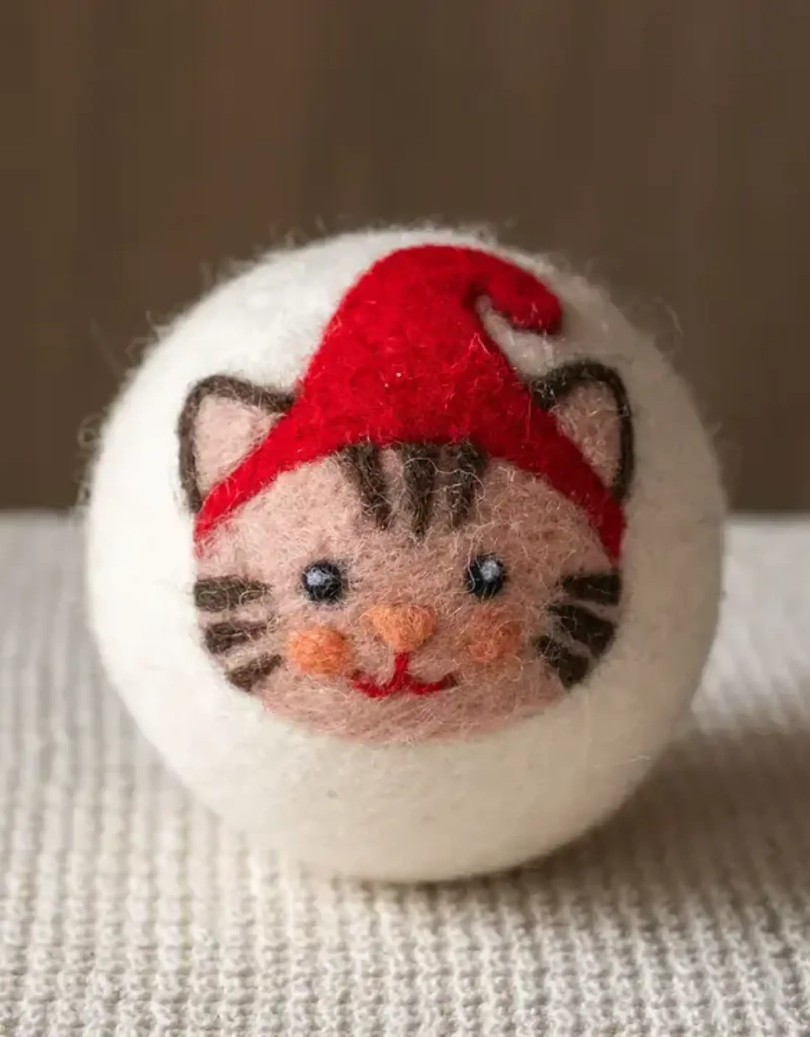 Ethical Global Elf Cat Felt Dryer Ball