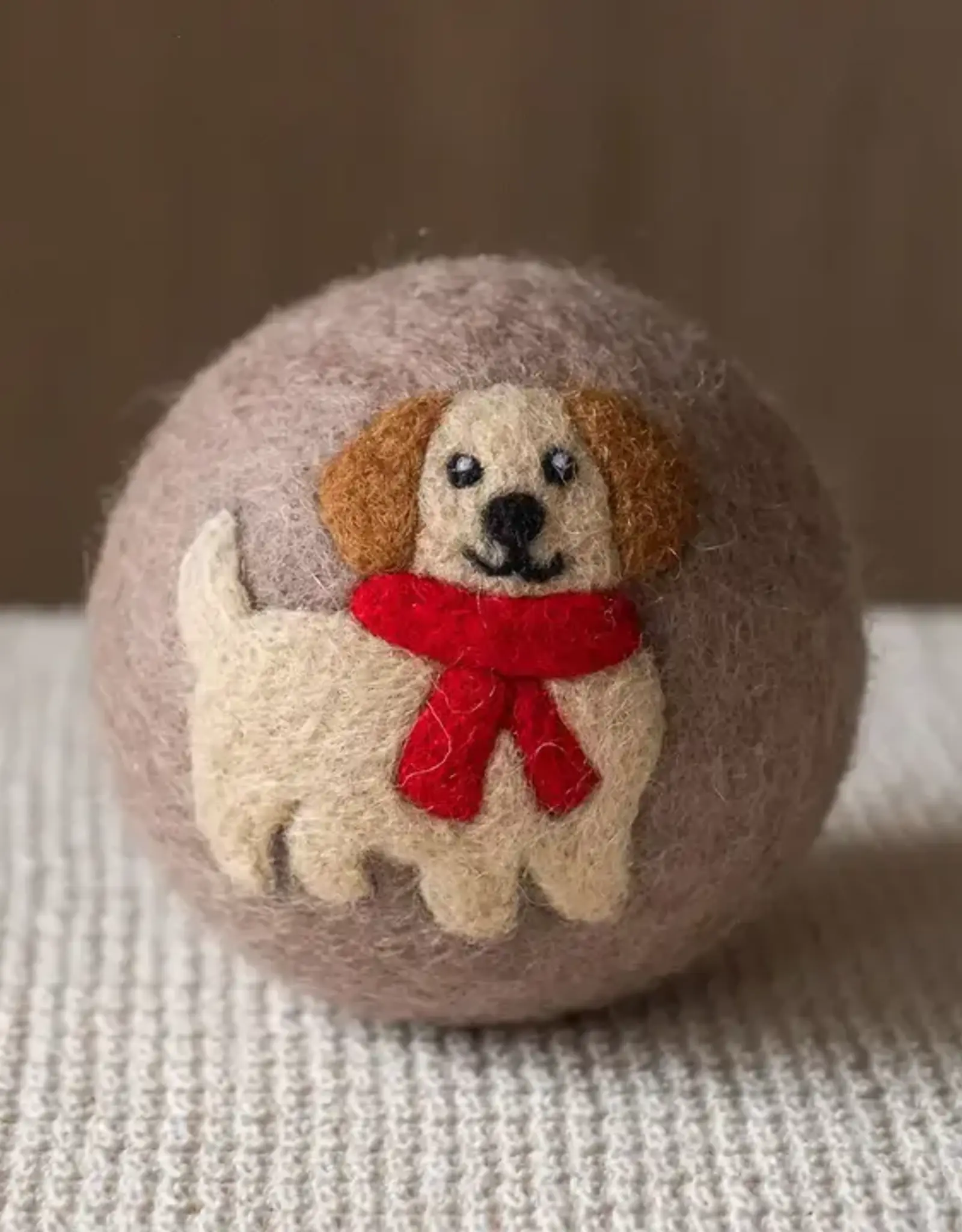 Ethical Global Goldie Dog Felt Dryer Ball