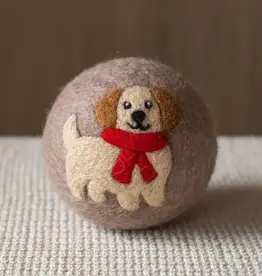 Ethical Global Goldie Dog Felt Dryer Ball