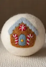 Ethical Global Gingerbread House Felt Dryer Ball